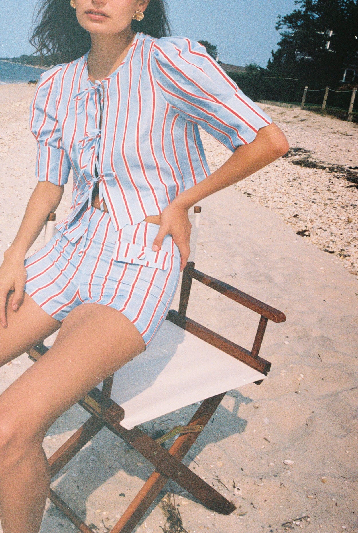 Sister Swim Tops Scalloped Top Harbor Stripe