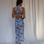 Sister Swim One Size Uptown Pull On Skirt in Jungle Toile