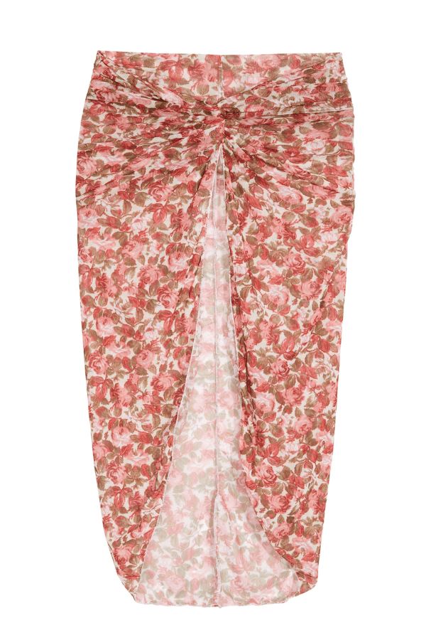 Sister Swim One Size Uptown Pull On Skirt in Rose