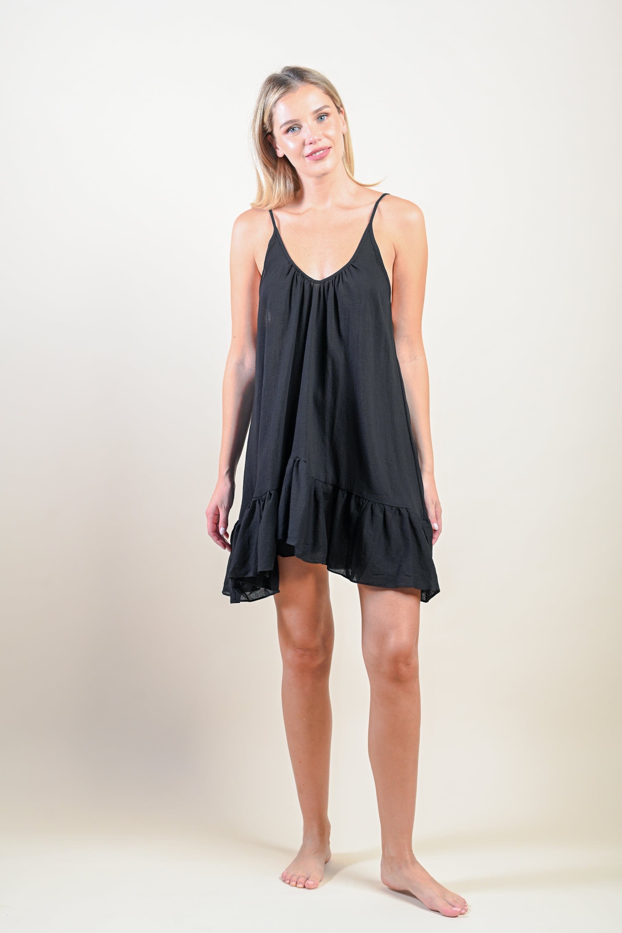 SITANO Cover Up XS / Black Bella Dress