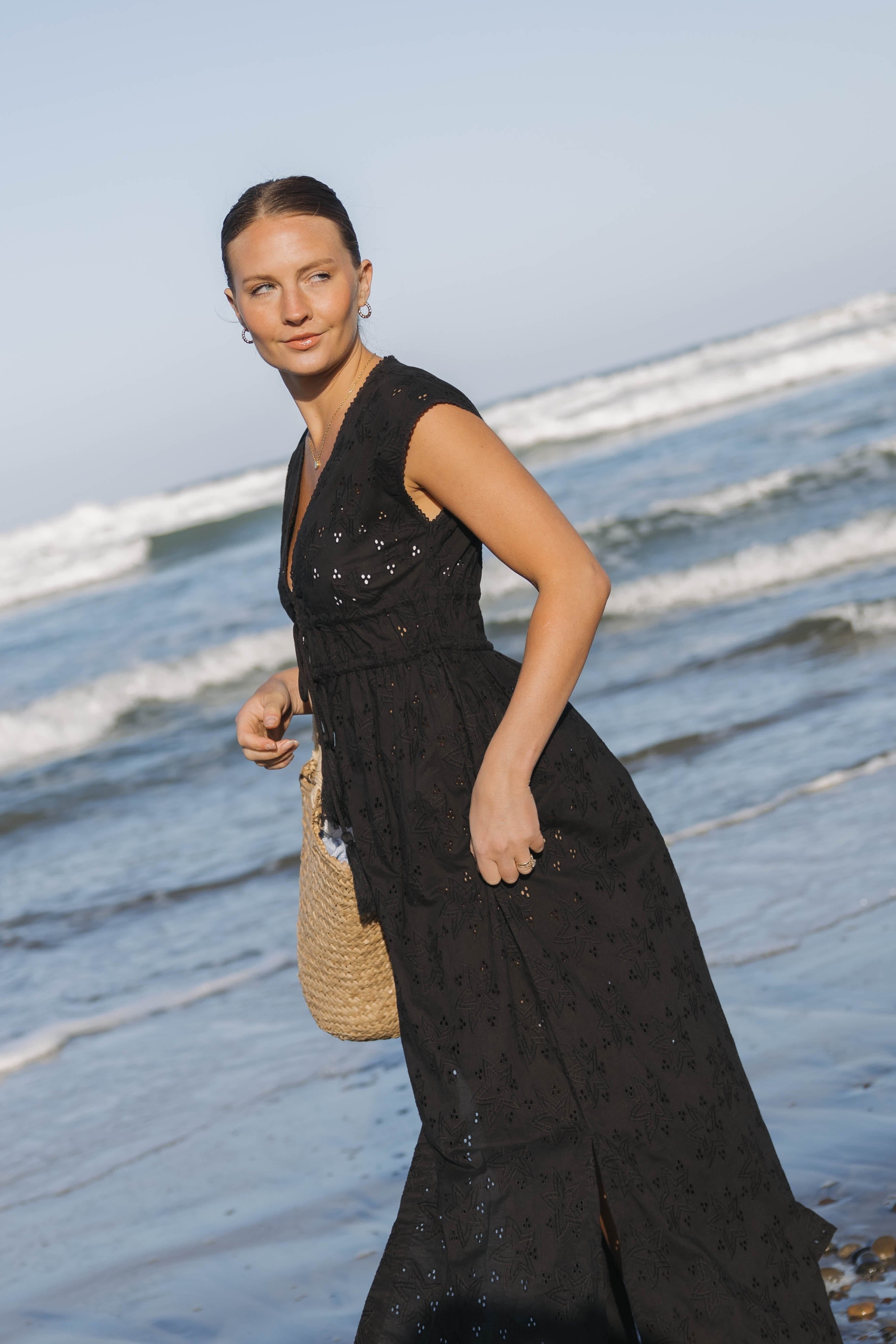 SITANO Cover Up XS / Black Fontelina Dress