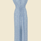 SITANO Cover Up Fontelina Dress - Light Blue