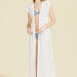 SITANO Cover Up Fontelina Dress - White