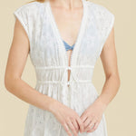 SITANO Cover Up White / XS Fontelina Dress - White