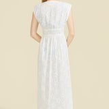 SITANO Cover Up Fontelina Dress - White