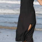 SITANO Cover Up Grotta Midi Dress - Black