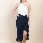 SITANO Cover Up One Size / Navy blue Siena Sarong