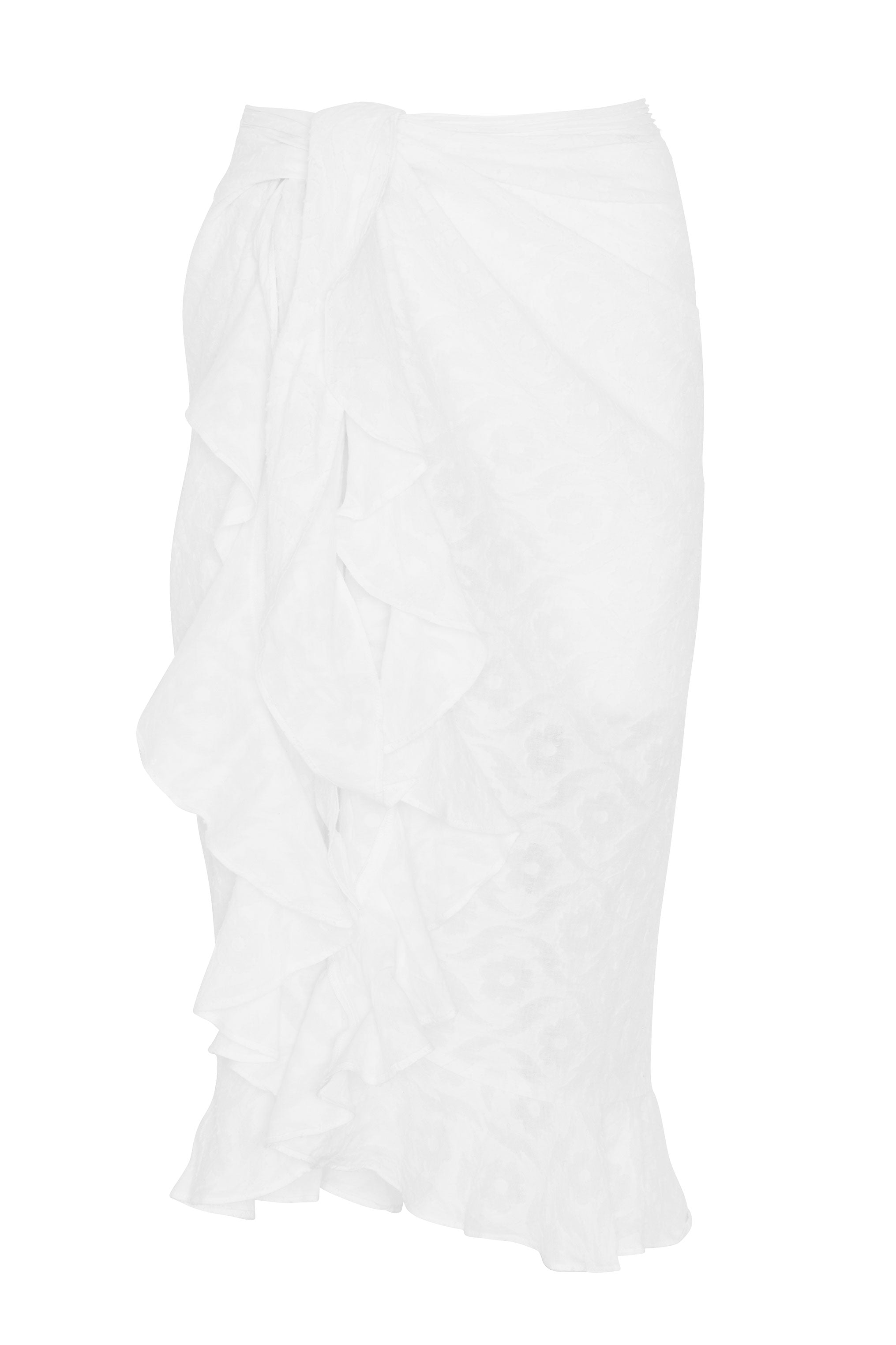 SITANO Cover Up One Size / White Siena Sarong