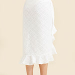 SITANO Cover Up One Size / White Siena Sarong