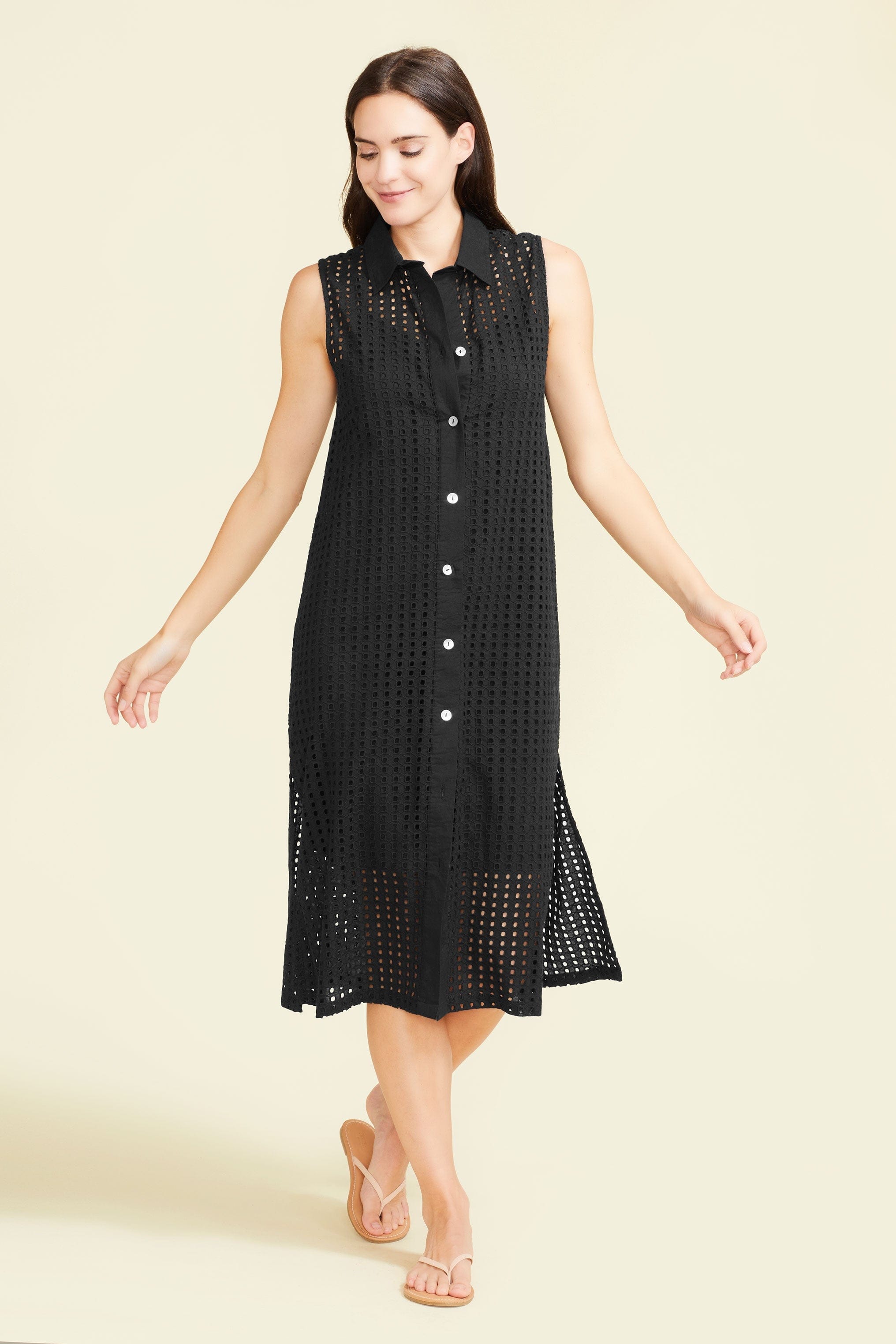 SITANO Cover Up XS / Black Sofia Dress - Black