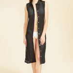 SITANO Cover Up Sofia Dress - Black
