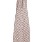SITANO Dress Amore Halter Dress - Brown/White Stripes