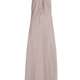 SITANO Dress Amore Halter Dress - Brown/White Stripes