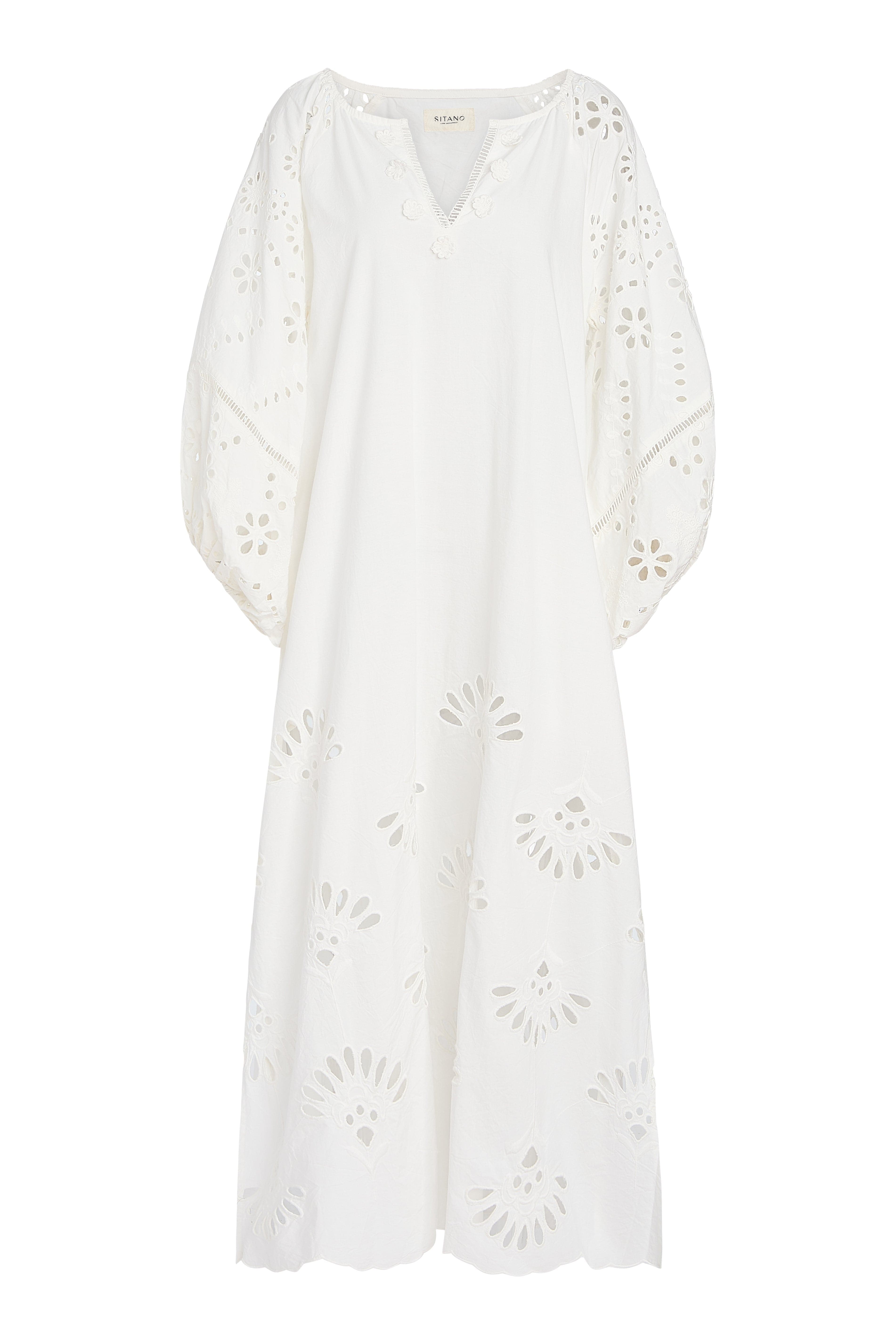 SITANO Dress Donna Maxi Dress - White