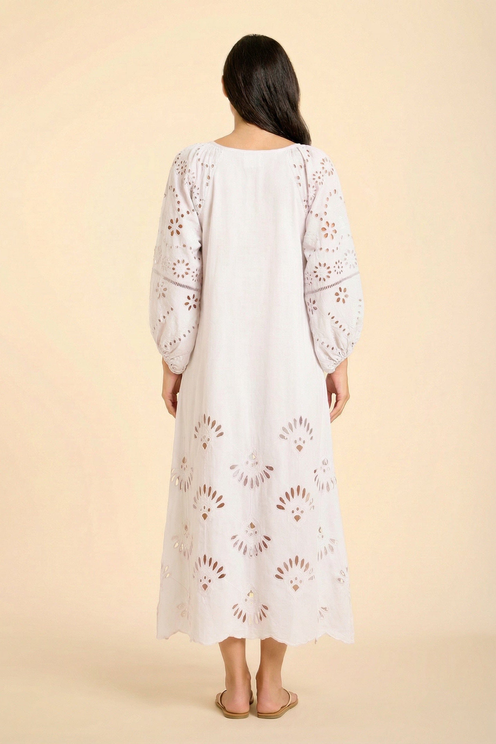 SITANO Dress Donna Maxi Dress - White