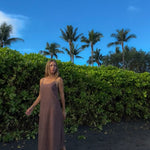 SITANO Dress Figo Tank Dress - Brown