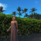 SITANO Dress Figo Tank Dress - Brown