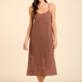 SITANO Dress Brown / XS Figo Tank Dress - Brown