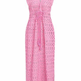 SITANO Dress Fontelina Dress - Lucca Eyelet Light Pink