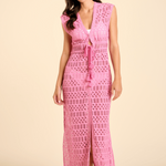 SITANO Dress Fontelina Dress - Lucca Eyelet Light Pink
