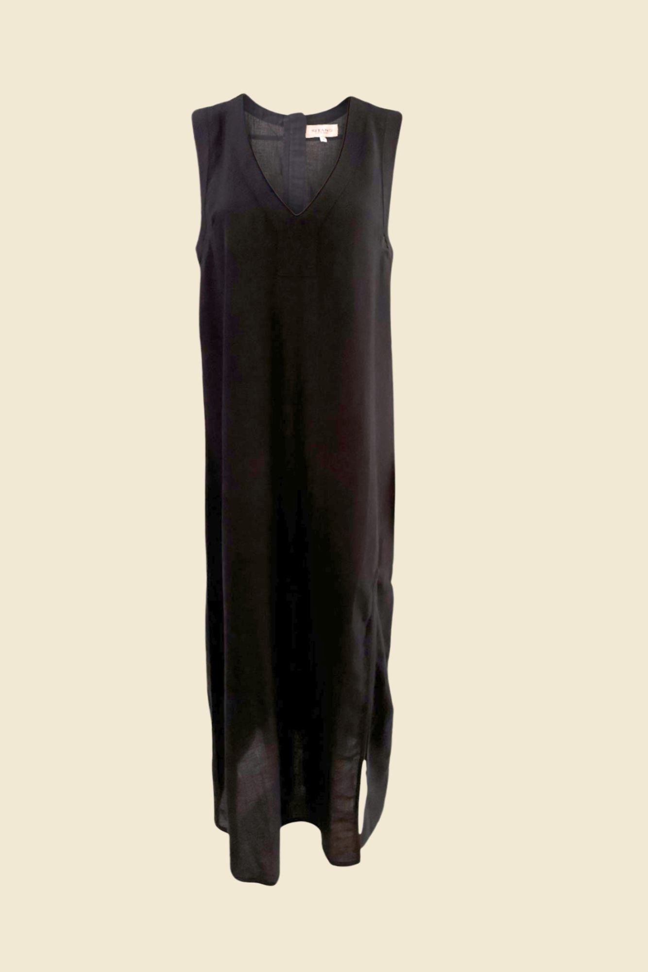 SITANO Dress Grotta Midi Dress - Black