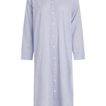 SITANO Dress Lido Midi Shirt Dress - Light Blue Stripes with Ciao