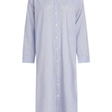 SITANO Dress Lido Midi Shirt Dress - Light Blue Stripes with Ciao