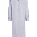 SITANO Dress Lido Midi Shirt Dress - Light Blue Stripes with Ciao