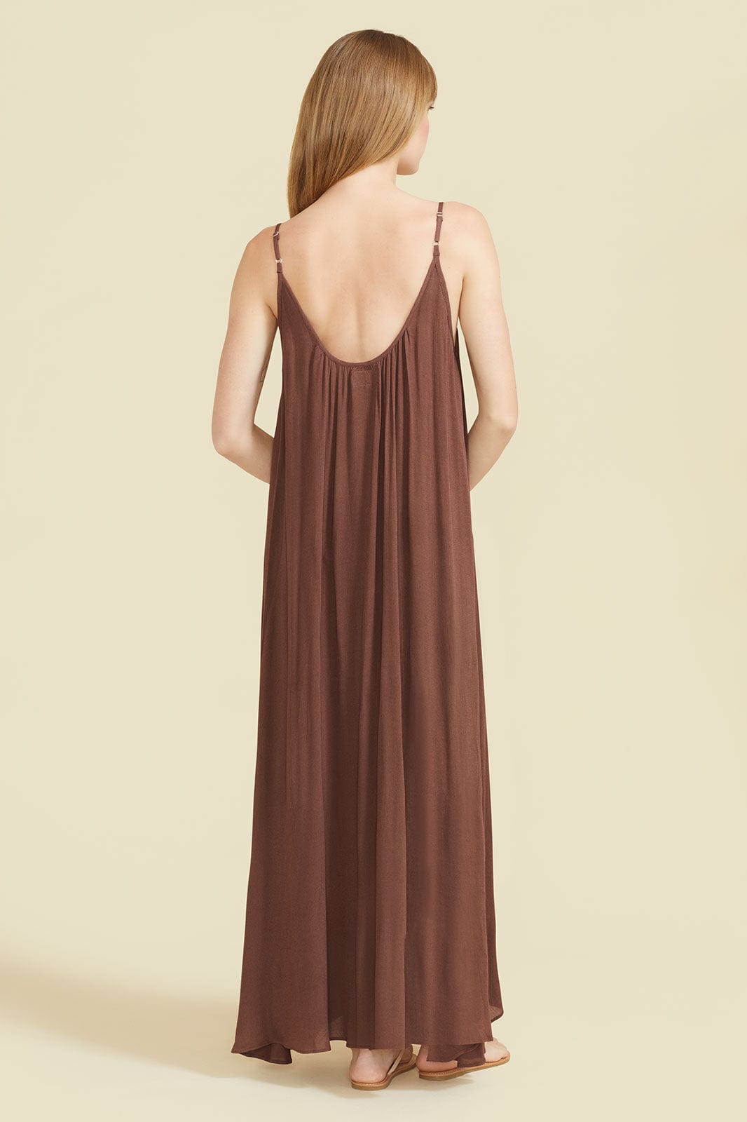 SITANO Dress Malfi Dress - Brown