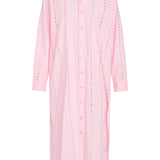 SITANO Dress Positano Maxi Shirt Dress - Light Pink