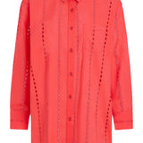 SITANO Dress Positano Shirt Dress - Coral