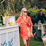 SITANO Dress Positano Shirt Dress - Coral