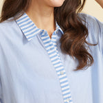 SITANO Dress Riga Dress - Blue Stripes