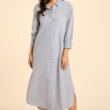 SITANO Dress Navy / XS Riga Dress - Navy Stripes