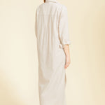 SITANO Dress Riga Dress - Tan Stripes