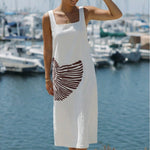 SITANO Dress Shellona Maxi Dress - White