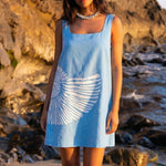 SITANO Dress Shellona Mini Dress - Sky Blue