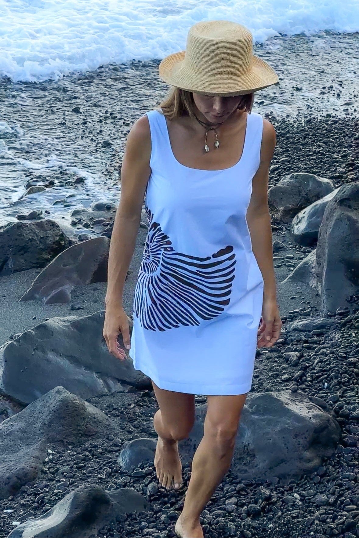 SITANO Dress Shellona Mini Dress - White