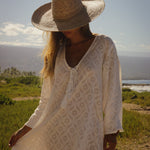 SITANO Dress White / XS Siena Bell Sleeve Dress - White