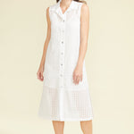 SITANO Dress XS / White Sofia Dress - White