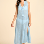 SITANO Dress Light Blue / XS Sorrento Dress - Aria Crochet in Light Blue