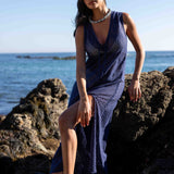 SITANO Dress Sorrento Dress - Aria Crochet in Navy