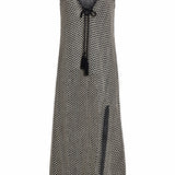 SITANO Dress Sorrento Dress - Black and Cream