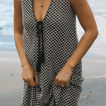 SITANO Dress Sorrento Dress - Black and Cream