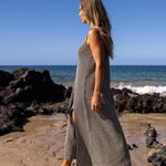 SITANO Dress Sorrento Dress - Black and Cream