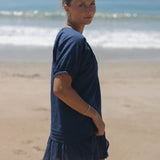 SITANO Dress Navy / XS Verano Dress - Navy Blue