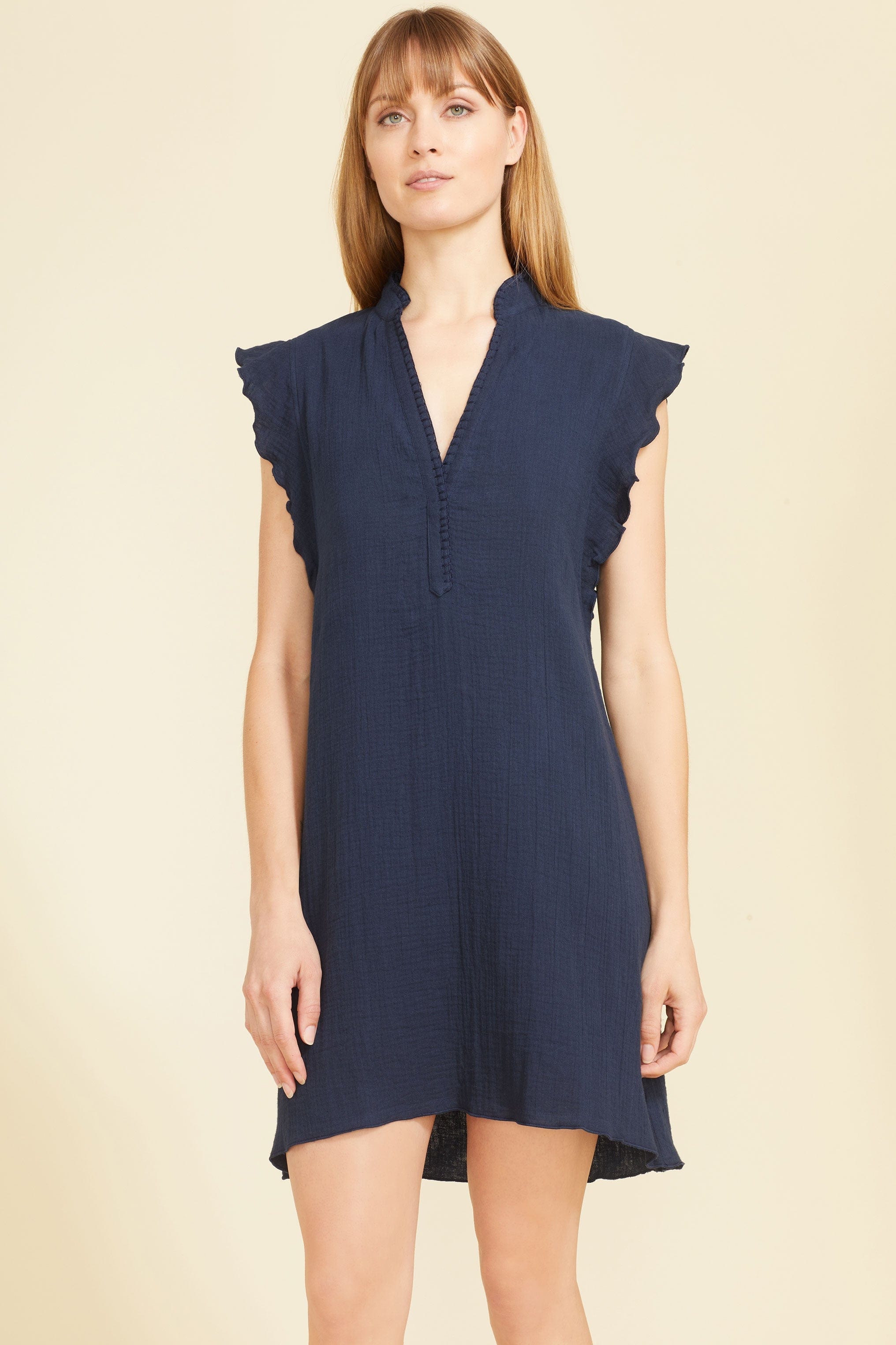 SITANO Dresses Como Dress - Navy