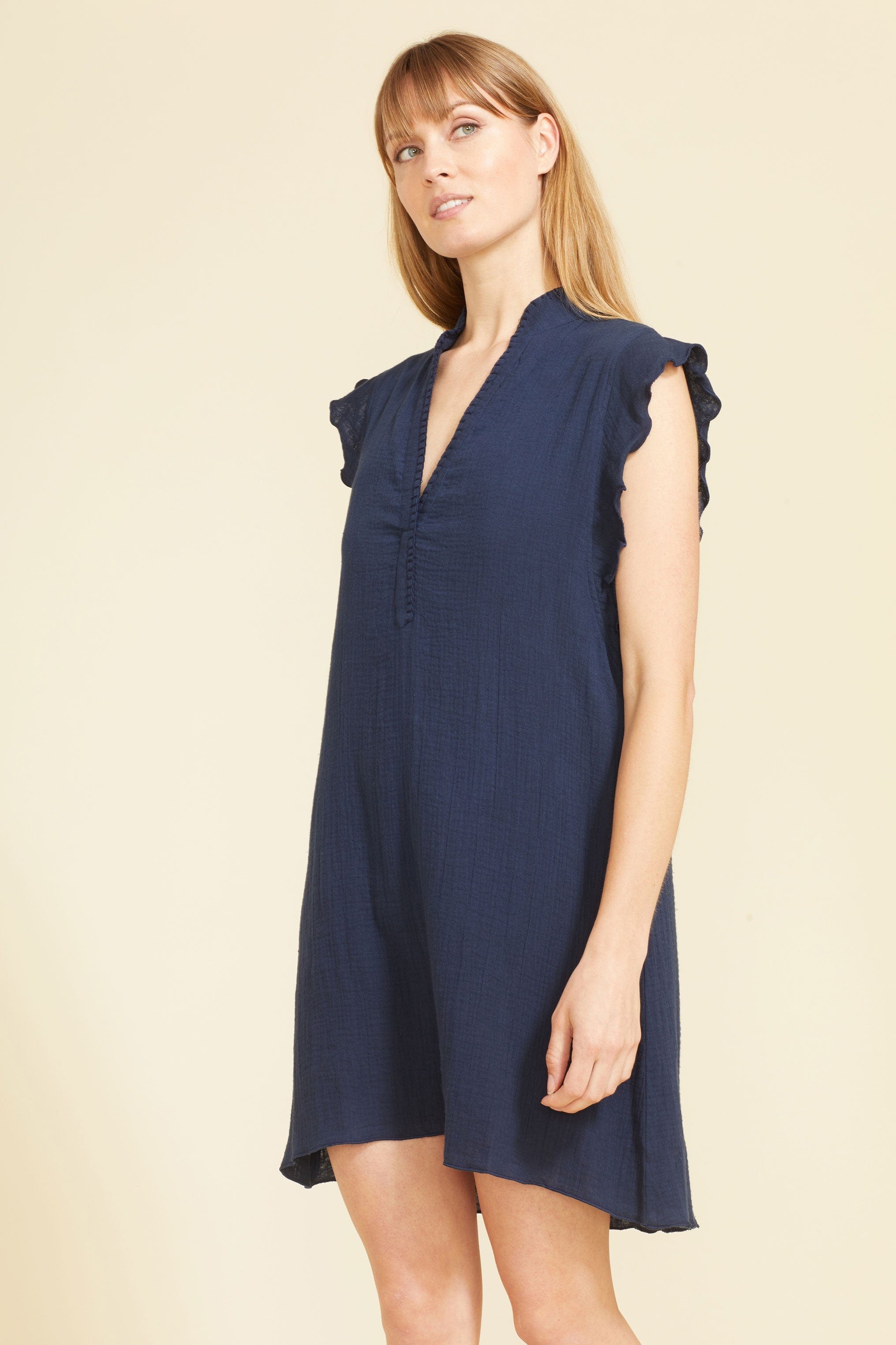 SITANO Dresses Como Dress - Navy