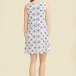 SITANO Dresses Sitano x SimkinStyle Natalia Dress - Blue/Cream