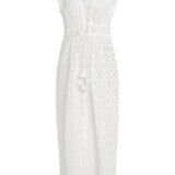 SITANO Fontelina Dress - Lucca Eyelet White